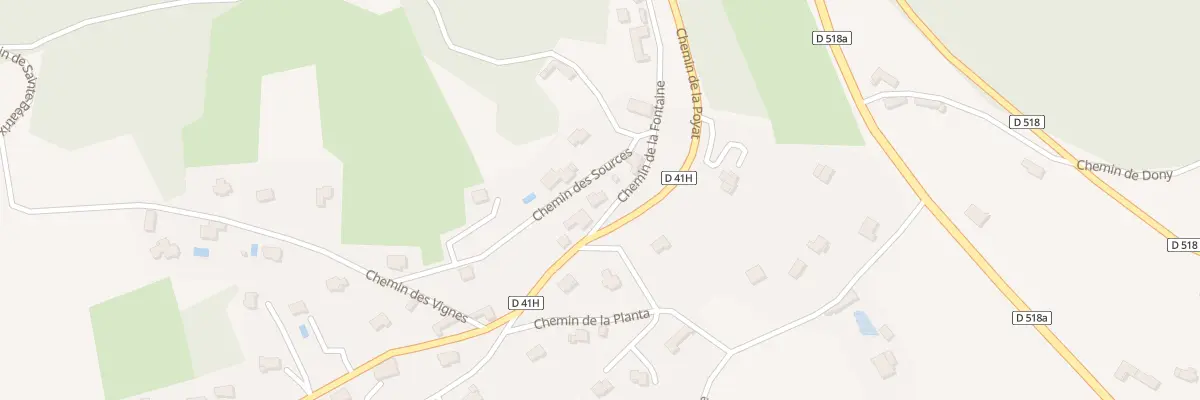 Plan du 5069 La Poyat et Chante Merle à Ornacieux-Balbins
