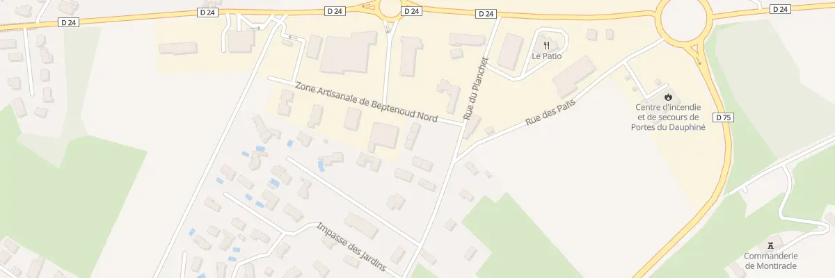 Plan du 9902 Rue du Planchet à Villemoirieu