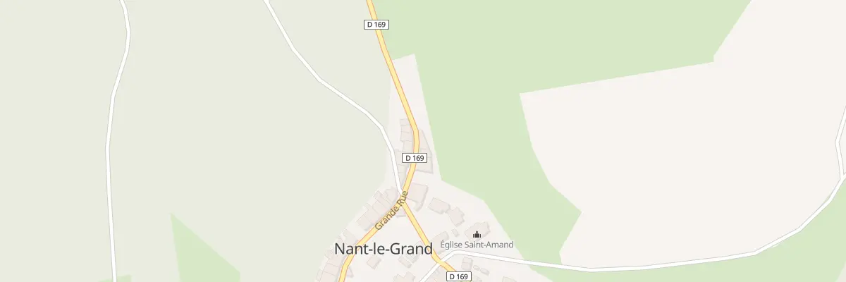 Plan du 1 Gr Grande Rue à Nant-le-Grand