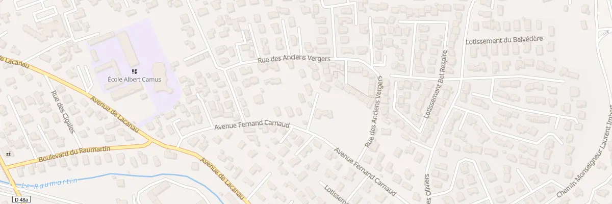 Plan du 23 Rue Fernand Carnaud à Marignane