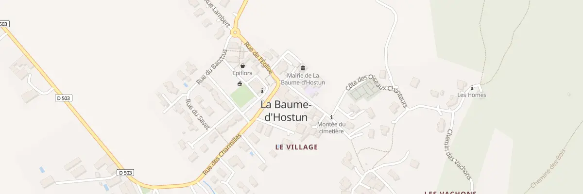 Plan du 2 Rue des Platanes à La Baume-d’Hostun