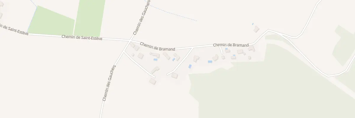 Plan du 5000F Che de Bramand à Blauvac