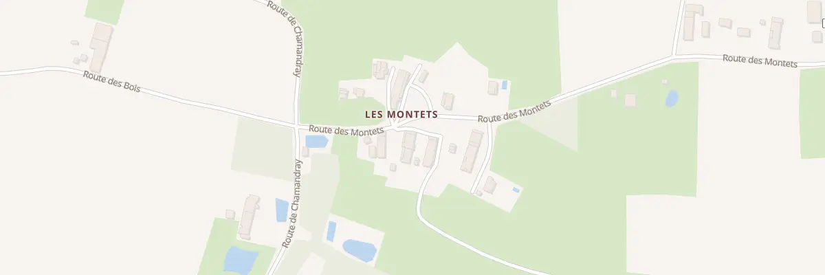 Plan du 543 Les Montets à Cormoz