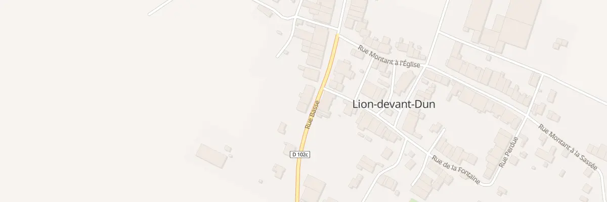 Plan du 5 Rue Basse à Lion-devant-Dun