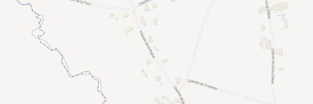 Plan du 1052 Che de la Plaine à Châtenay