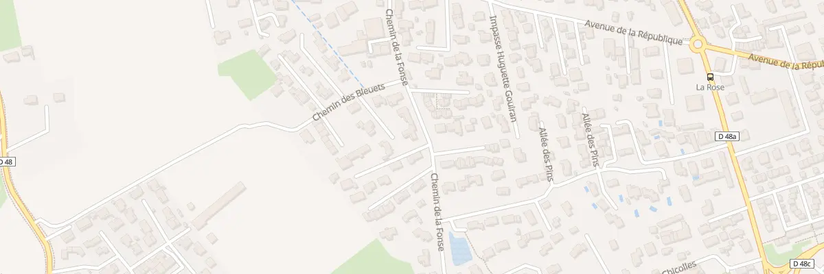 Plan du 4 Rue de la Fonse à Gignac-la-Nerthe