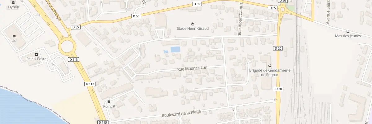 Plan du 110 Imp Lan à Rognac