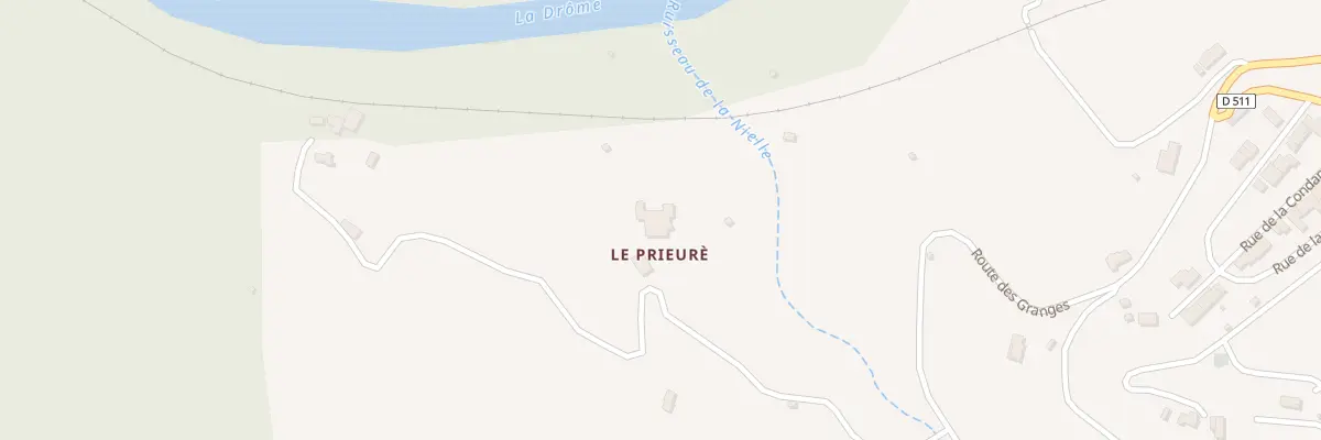 Plan du 294 Rte du Prieure à Espenel