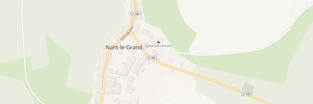 Plan du 2 Pl de l’Église à Nant-le-Grand