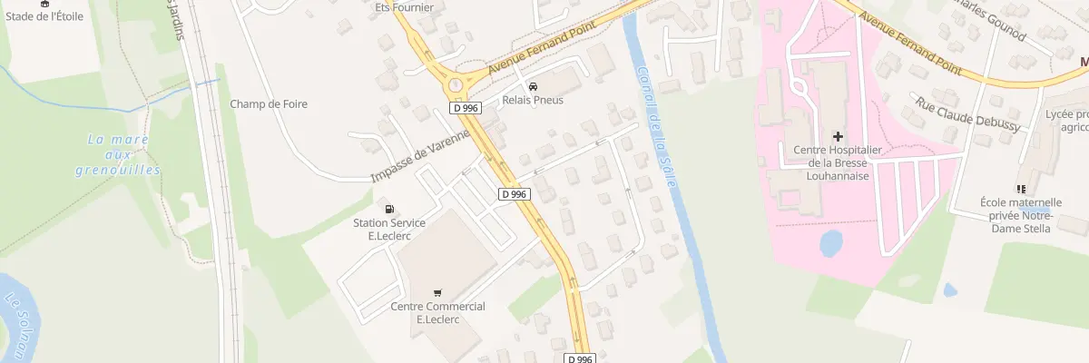Plan du 83 Rue des Bordes à Louhans-Châteaurenaud