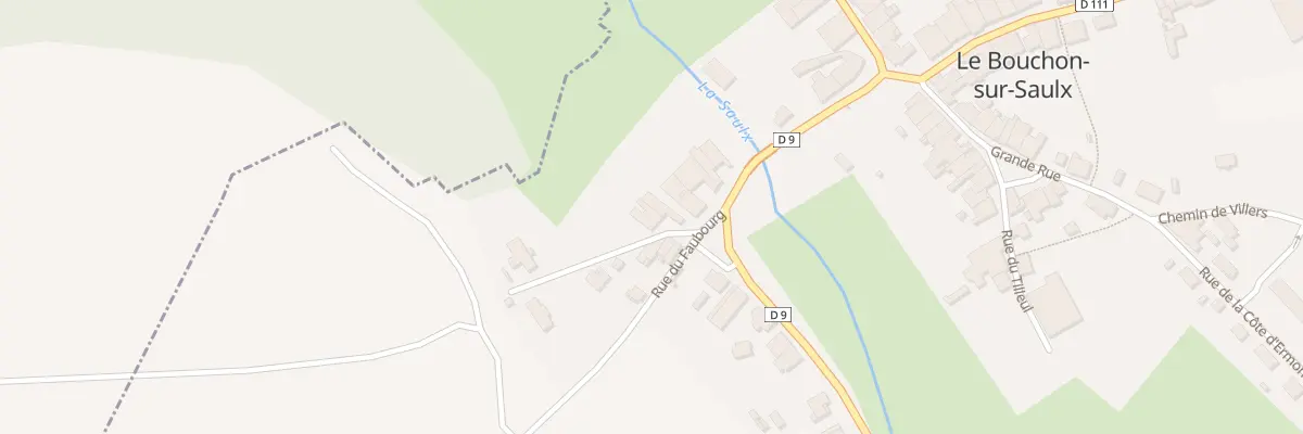 Plan du 18 Rue du Faubourg au Bouchon-sur-Saulx