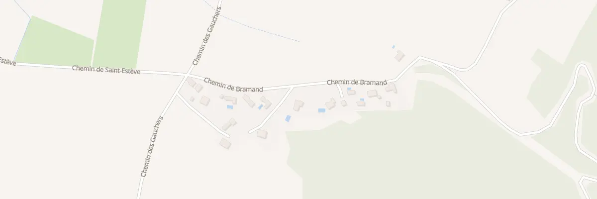 Plan du 220 Che de Bramand à Blauvac