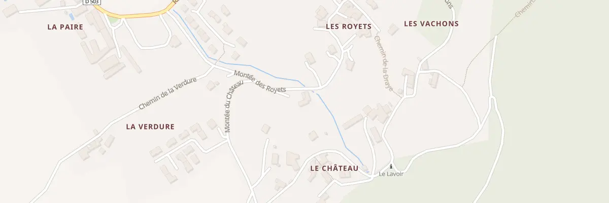 Plan du 6 Mte des Royets à La Baume-d’Hostun