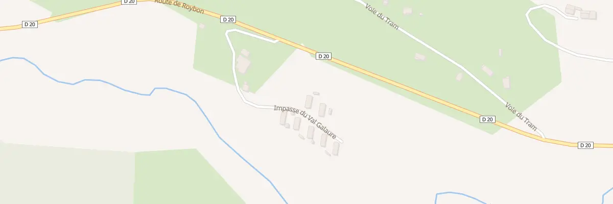 Plan du 335 Imp du Val Galaure à Roybon