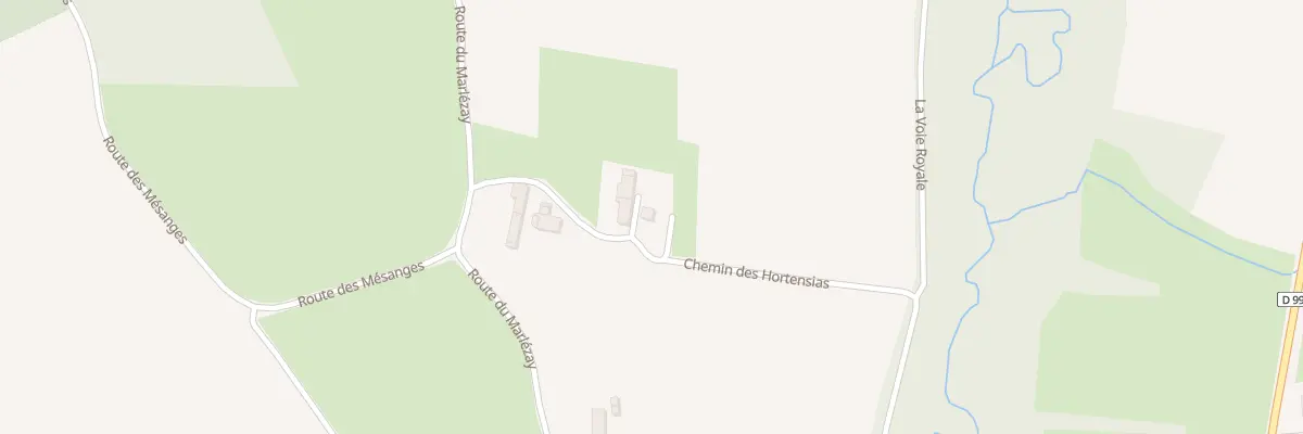 Plan du 5951 Le Marlezay à Marboz