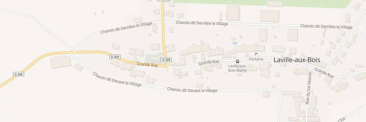 Plan du 10 Rue Grande à Laville-aux-Bois