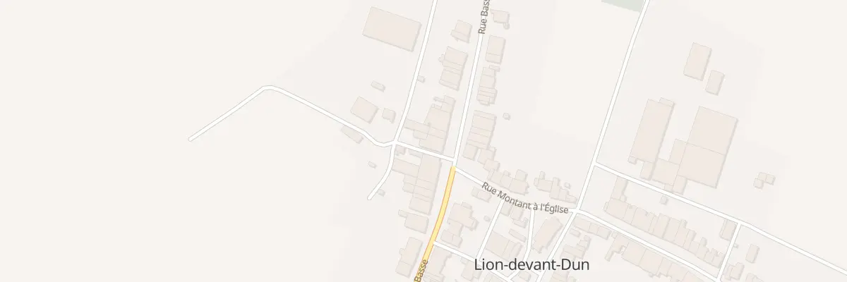 Plan du 13 Rue Basse à Lion-devant-Dun