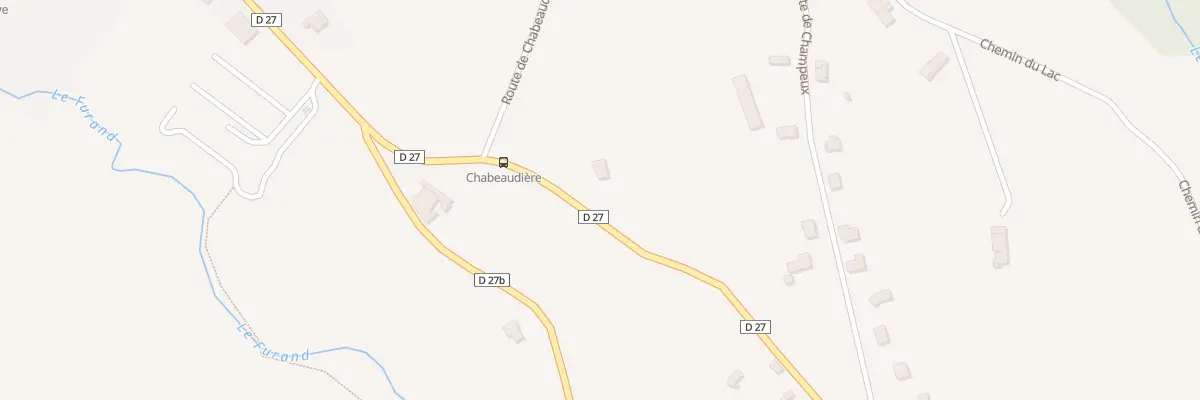 Plan du 5133A Chabeaudiere Croix des Ram à Saint Antoine l’Abbaye