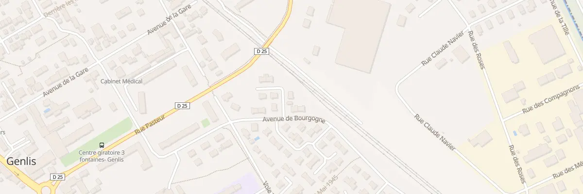 Plan du 2 Rue de Champagne à Genlis
