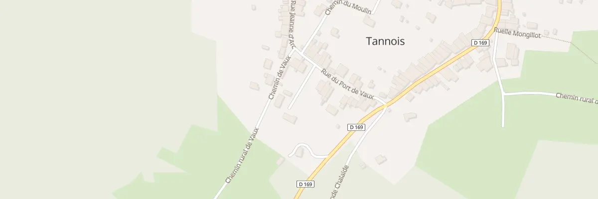 Plan du 4B Rue du Port de Vaux à Tannois
