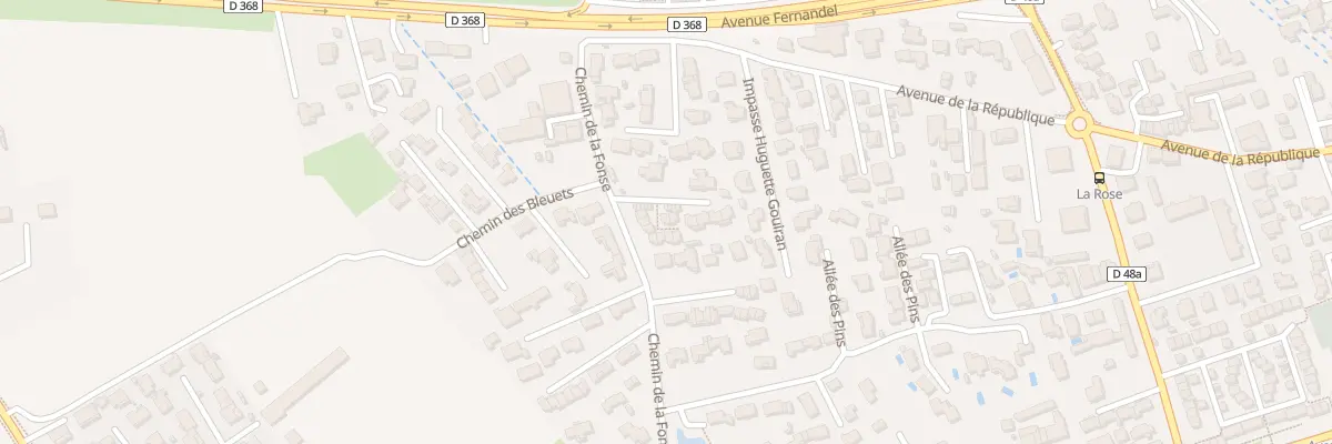 Plan du 9352 Rue de la Fonse à Gignac-la-Nerthe