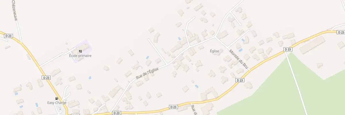 Plan du 255 Rue de l’Eglise à Crachier