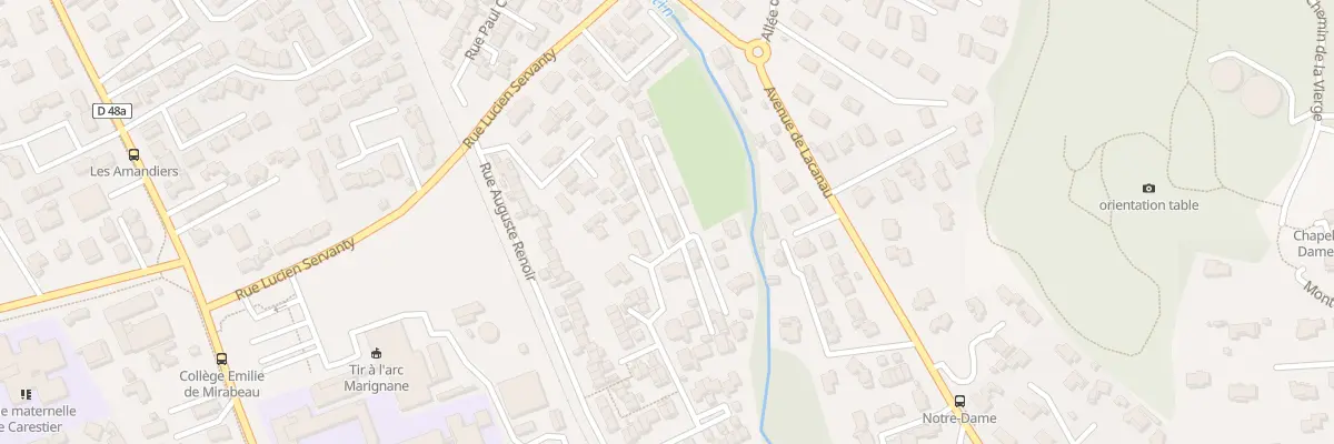 Plan du 9044 Rue Antoine Watteau à Marignane
