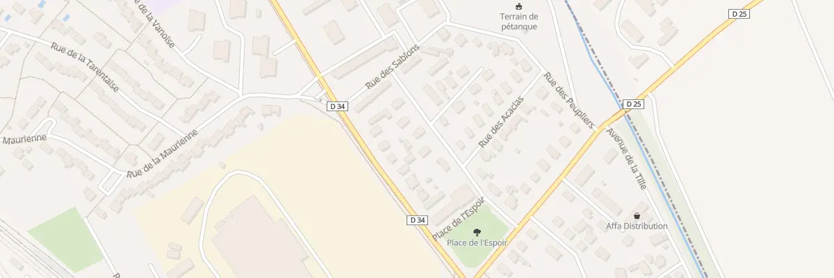 Plan du 9 Rue du Chateau d’Eau à Genlis