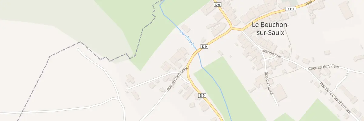 Plan du 14 Rue du Faubourg au Bouchon-sur-Saulx