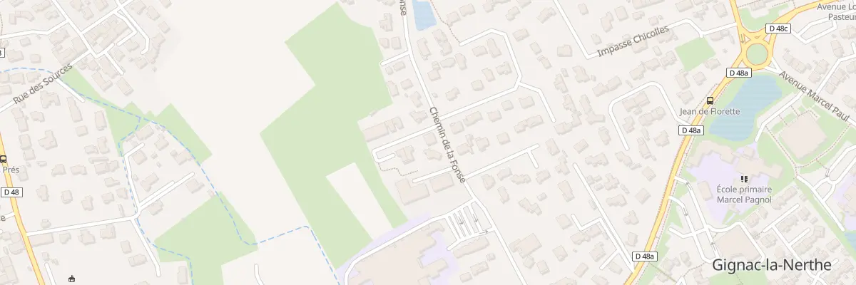 Plan du 23 Rue de la Fonse à Gignac-la-Nerthe