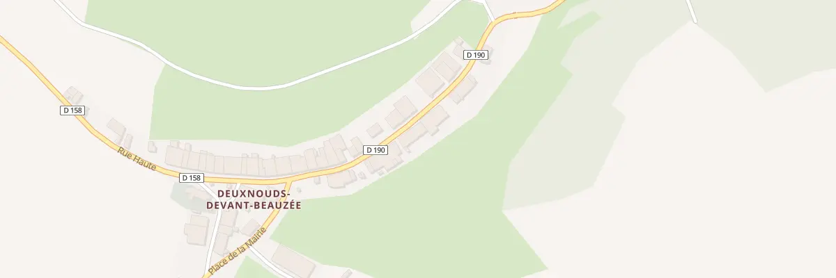 Plan du 10 Rue du Chateau à Beausite
