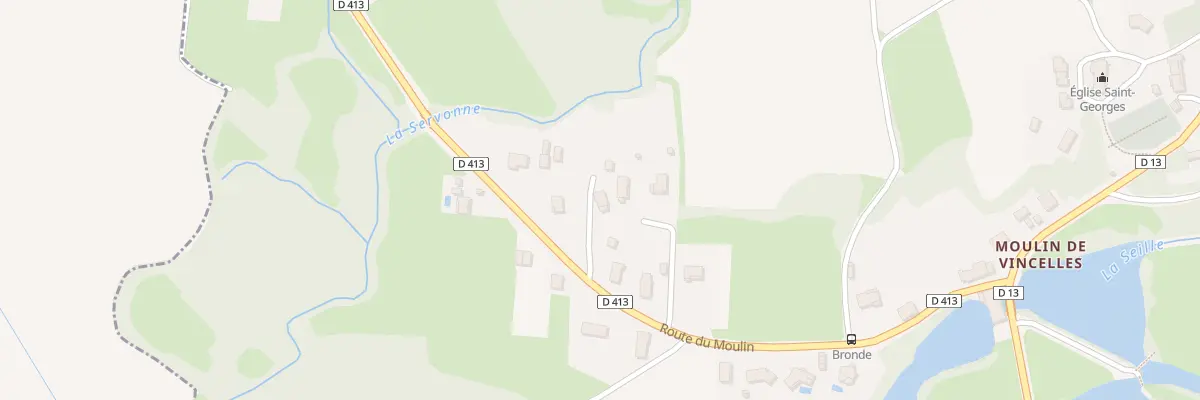 Plan du 370 Rte du Moulin à Vincelles
