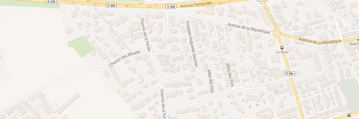 Plan du 9400 Rue de la Fonse à Gignac-la-Nerthe