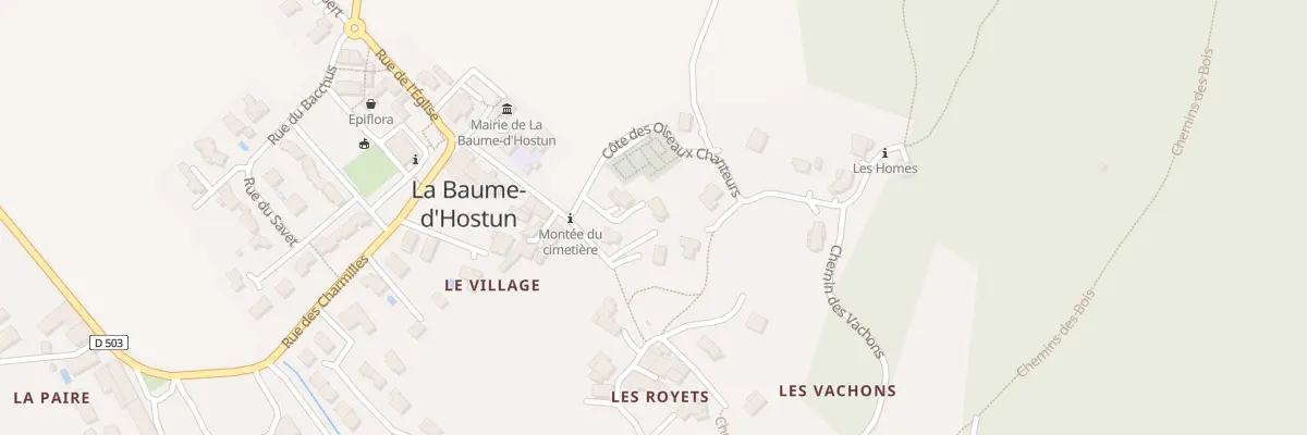 Plan du 2 Cote des Oiseaux Chanteurs à La Baume-d’Hostun