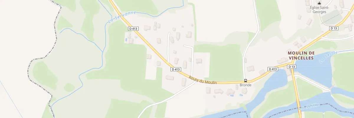 Plan du 326 Rte du Moulin à Vincelles