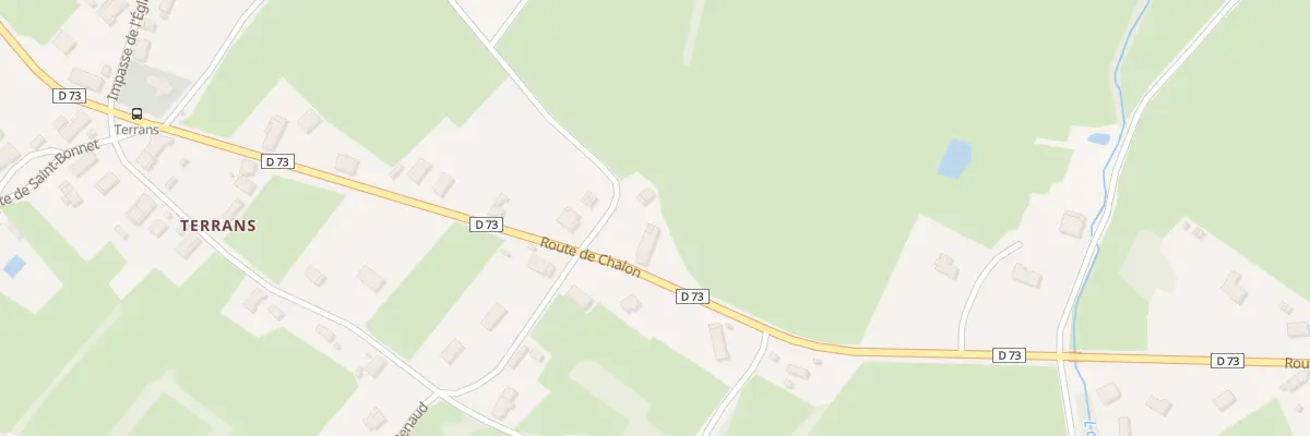 Plan du 144 Rte de Chalon à Pierre-de-Bresse