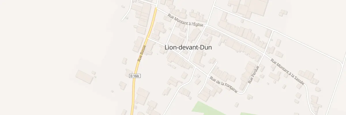 Plan du 4 Rue Devant l’Eglise à Lion-devant-Dun