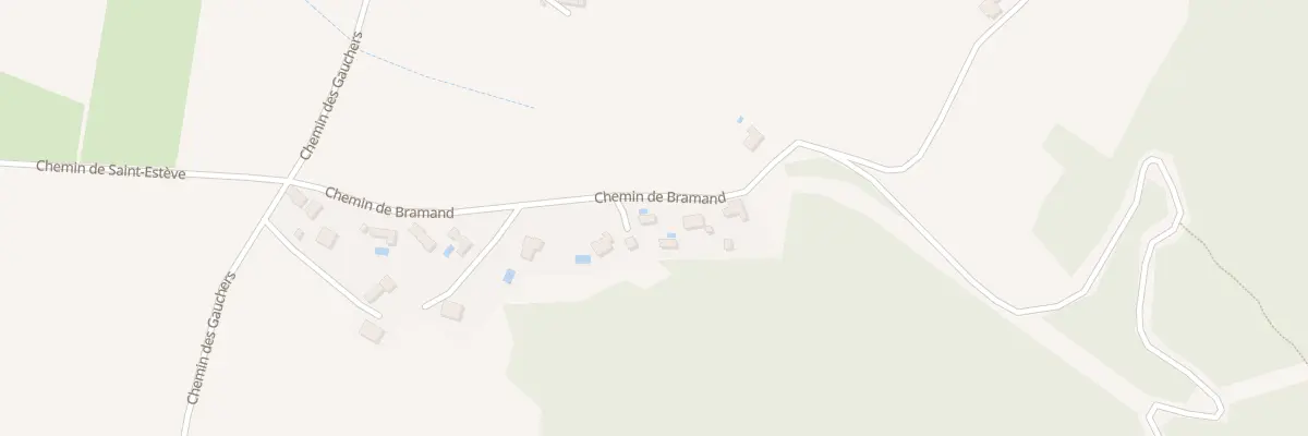 Plan du 266 Che de Bramand à Blauvac