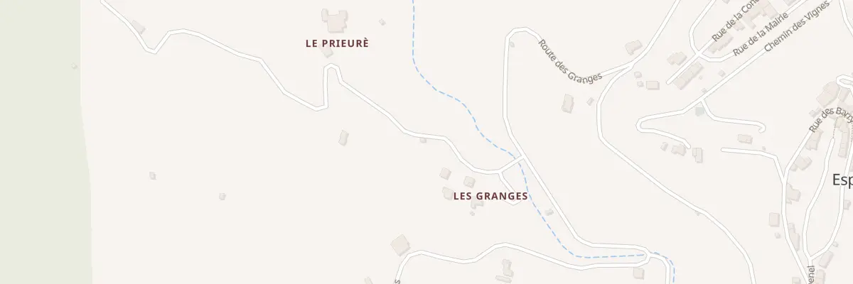 Plan du 149 Rte du Prieure à Espenel