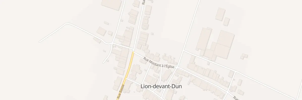 Plan du 3 Rue Montant à l’Eglise à Lion-devant-Dun