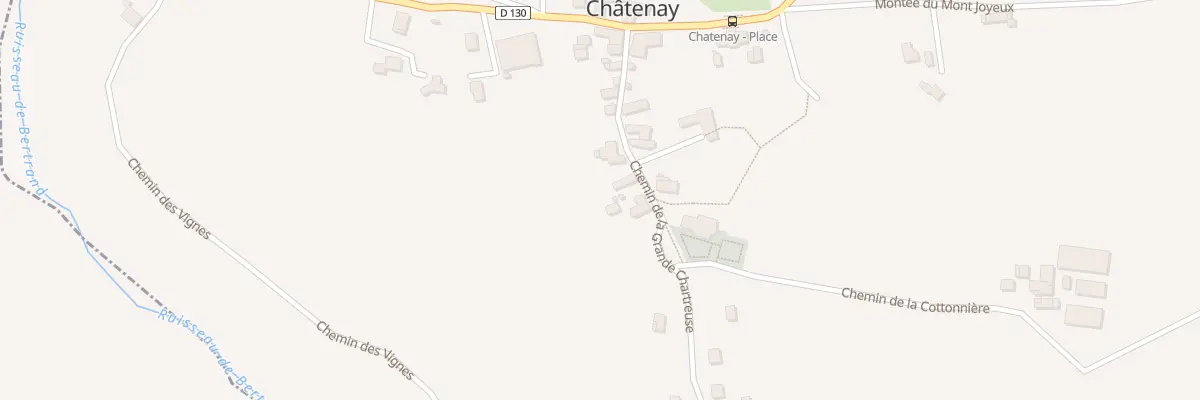 Plan du 132 La Grande Charriere à Châtenay