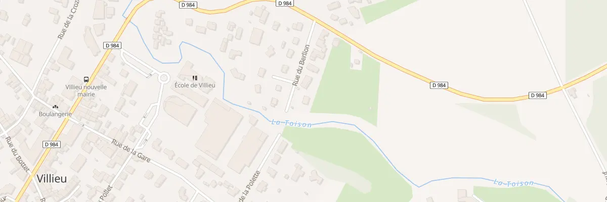Plan du 124 Rue du Berlion à Villieu-Loyes-Mollon