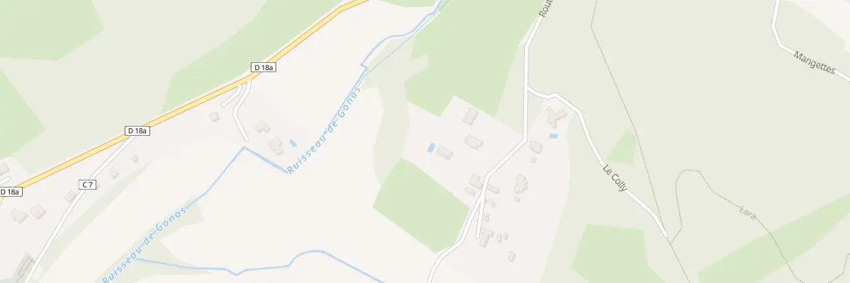 Plan du 705 Rte du Hameau le Colly à Veyssilieu