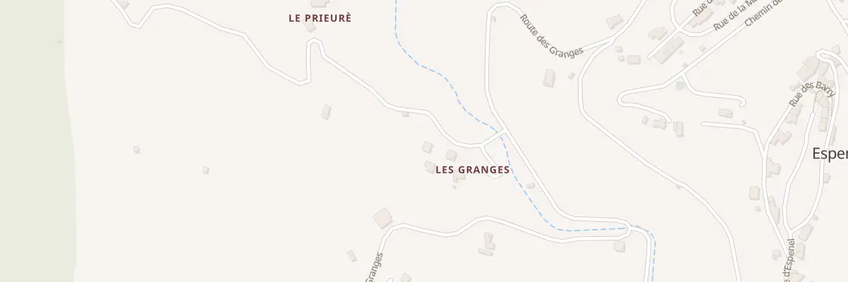 Plan du 135 Rte du Prieure à Espenel