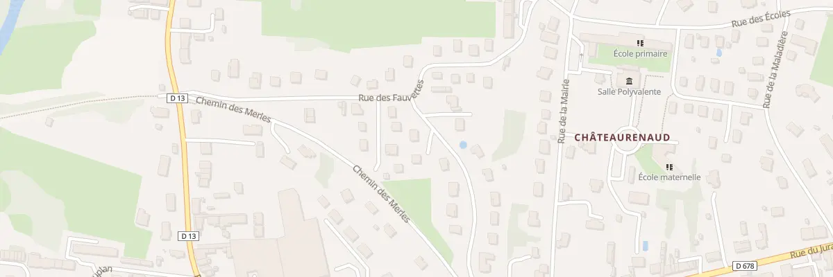 Plan du 2 Rue des Rossignols à Louhans-Châteaurenaud
