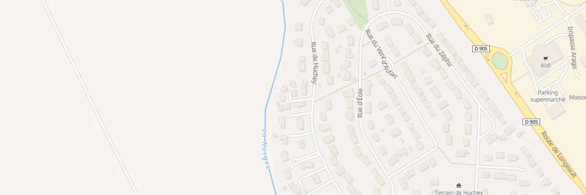 Plan du 16I Rue de Huchey à Genlis