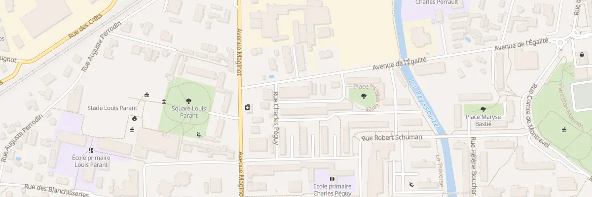 Plan du 2 Rue Charles Péguy à Bourg-en-Bresse