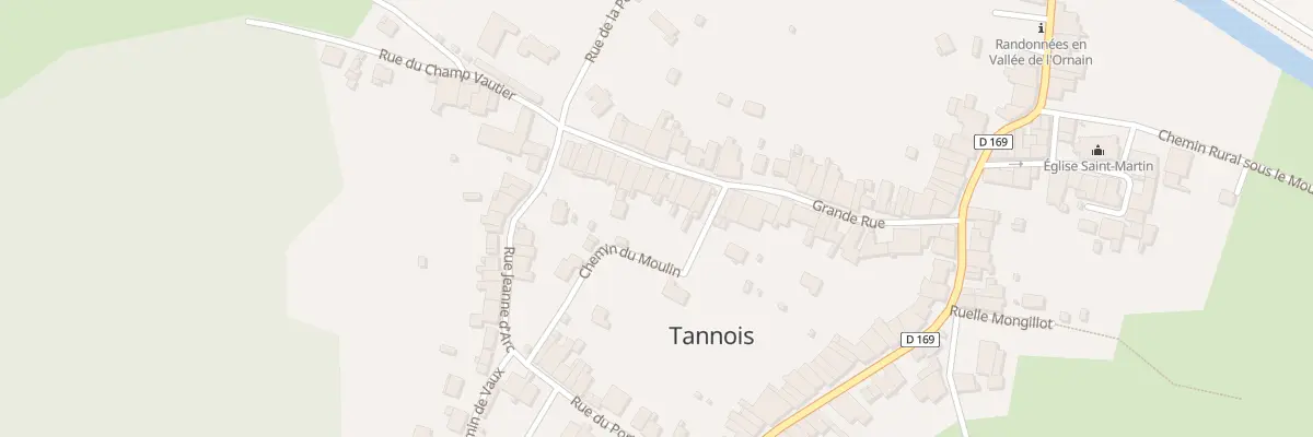 Plan du 41 Grande Rue à Tannois