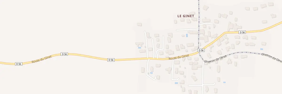 Plan du 75 Rte du Ginet à Châtonnay