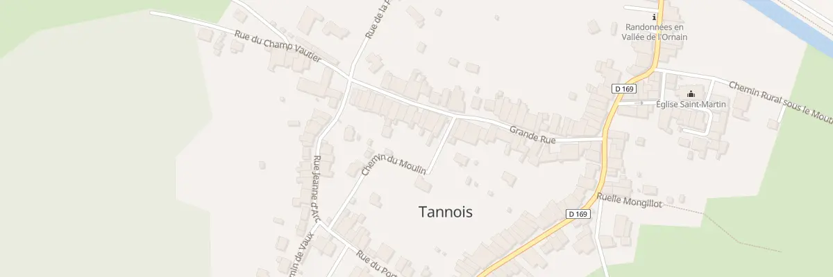 Plan du 39 Gr Grande Rue à Tannois